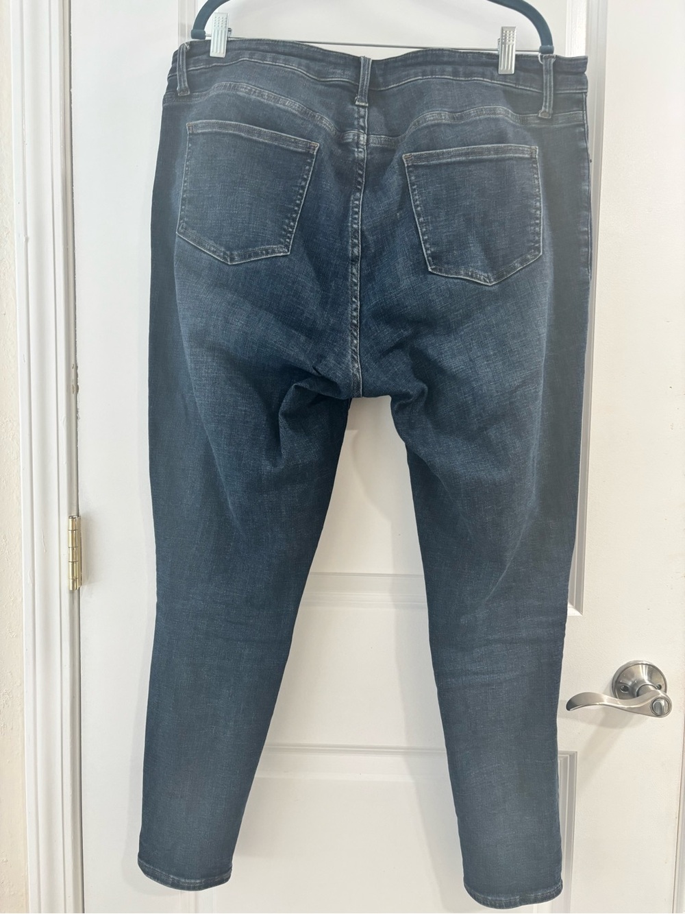 pistola Dark Blue Cropped High-Rise Jeans - Picture 7 of 7
